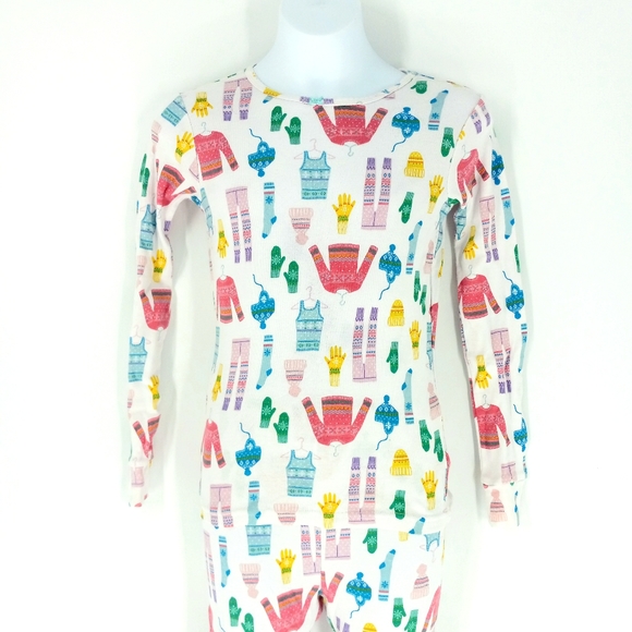 Carter's Size 10 Snug Fitting Comfortable Winter Outerwear Print Pajama Set - Picture 3 of 6